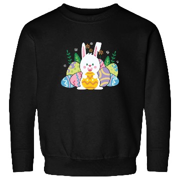 Discover Cute Easter Bunny Egg Hunt Sweatshirts