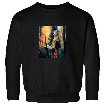 Discover Art Painter Girl Nature Painting Art Painter Sweatshirts