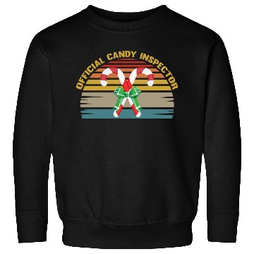 Discover Official Candy Inspector Halloween Candy Corn Sweatshirts