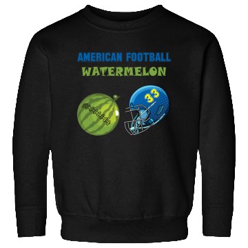 Discover american football watermelon Sweatshirts