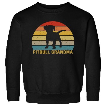 Discover Pitbull Grandma For Pitbull Dog Lover Sweatshirts