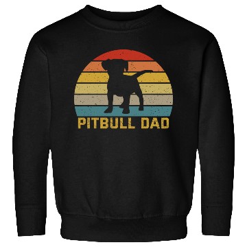 Discover Pitbull Dad For Pitbull Dog Lover Sweatshirts