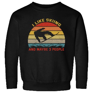 Discover Skiing Lover Sweatshirts