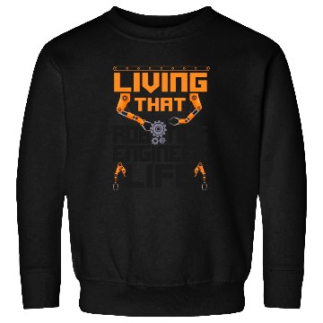 Discover Robot Robotics Engineer Vintage Sweatshirts