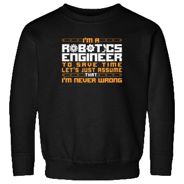 Discover Robot Robotics Engineer Vintage Sweatshirts