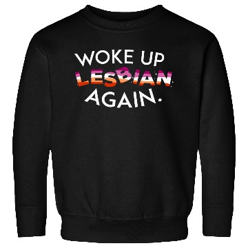 Discover Lesbian LGBT Pride Lesbian Rainbow Flag Sweatshirts