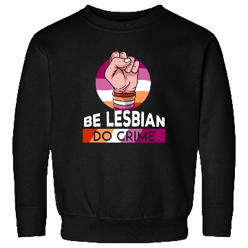 Discover Lesbian LGBT Pride Lesbian Rainbow Flag Sweatshirts