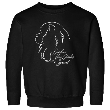 Discover Cavalier King Charles Spaniel Profile dog mom Sweatshirts