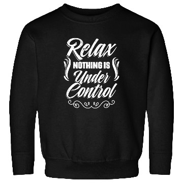 Discover Funny Meditation Yoga Sarcasm Relax Nothing Is Sweatshirts