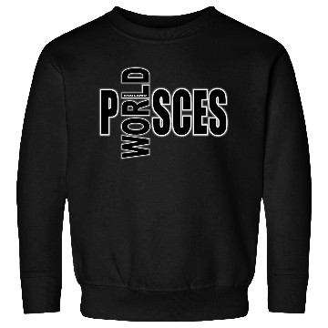Discover pisces WORLD bw Sweatshirts