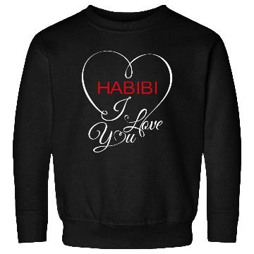 Discover Habibi i love you Sweatshirts