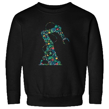 Discover Robot Robotics Engineer Flower Sweatshirts