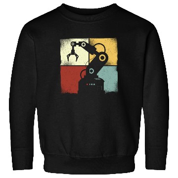 Discover Robot Robotics Engineer Retro Sweatshirts
