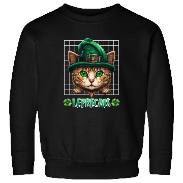 Discover St. Patrick's Day cats leprecats kittens Sweatshirts