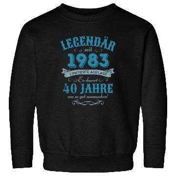 Discover 40th Birthday Vintage 1983 Sweatshirts