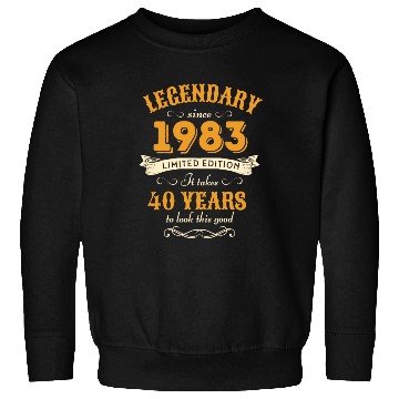 Discover 40th Birthday Vintage 1983 Sweatshirts