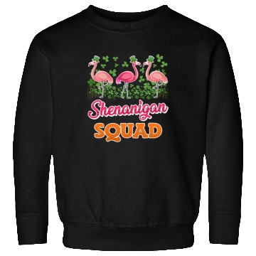 Discover Flamingo Shenanigan Squad St. Patrick's Day Sweatshirts