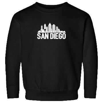 Discover San Diego Skyline Sweatshirts