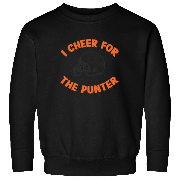 Discover i cheer for the punter Sweatshirts