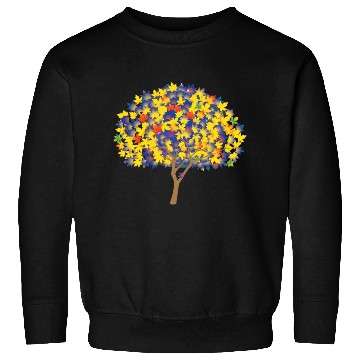 Discover autumn red tree Sweatshirts