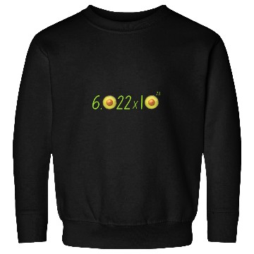 Discover Funny Avocado Avogadro' Number Sweatshirts