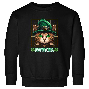 Discover St. Patrick's Day cats leprecats kittens Sweatshirts