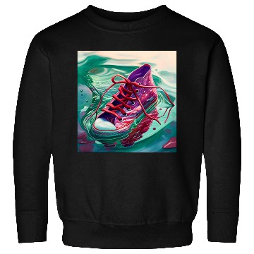 Discover One purple running shoe Sweatshirts