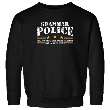 Discover Grammer Police - English Teacher Sweatshirts