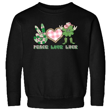 Discover Peace Love Luck Sweatshirts