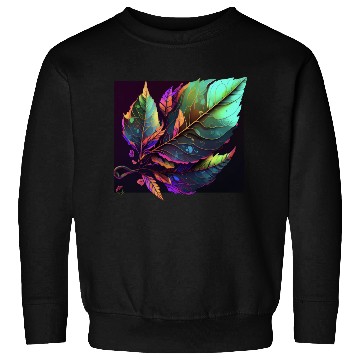Discover Vibrant Leaf Synthwave Sweatshirts