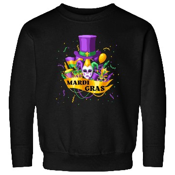 Discover Happy Mardi Gras 2023 Funny Mardi Gras Sweatshirts
