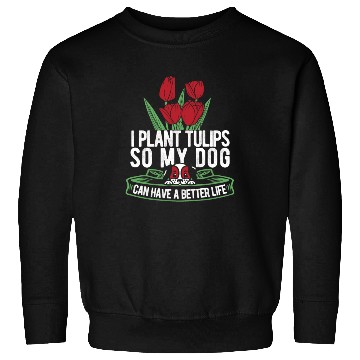 Discover Tulip Gardening Dog Sweatshirts