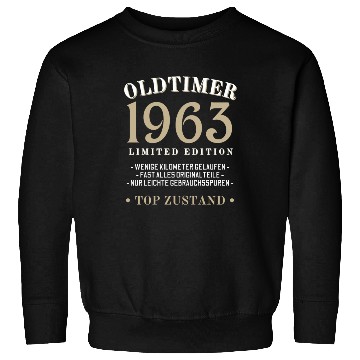 Discover 60th Birthday Vintage 1963 Sweatshirts