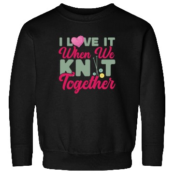 Discover Knitting Knitter Friends Besties Sweatshirts