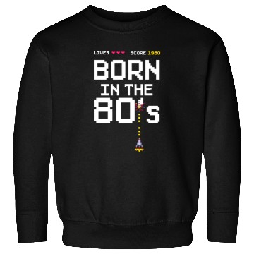 Discover 1980 Birtday Retro Gamer Pixel Born in the 80s Sweatshirts