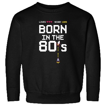 Discover 1985 Birtday Retro Gamer Pixel Born in the 80s Sweatshirts