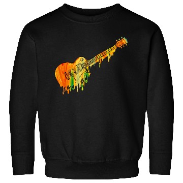 Discover Melting Guitar, Guitar Lover Sweatshirts