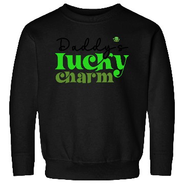 Discover Daddy's Lucky Charm St. Patrick's Day Kids Boy Sweatshirts