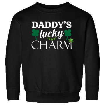 Discover Daddy's Lucky Charm St. Patrick's Day Kids Boy Sweatshirts