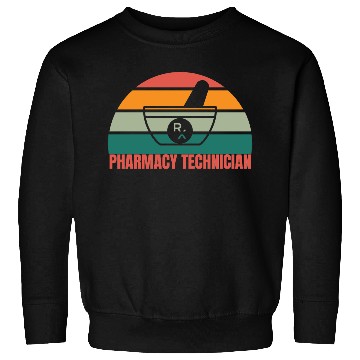 Discover Pharmacy Technician Half Sunset Sweatshirts
