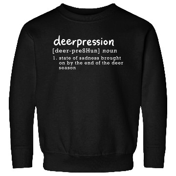 Discover Deer Hunting Deerpression Definition Sweatshirts