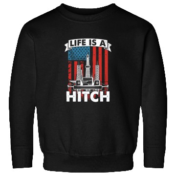 Discover Oilfield Oil Drilling Us Flag Sweatshirts