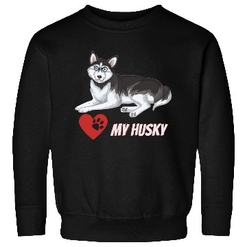 Discover I Love My Husky Sweatshirts