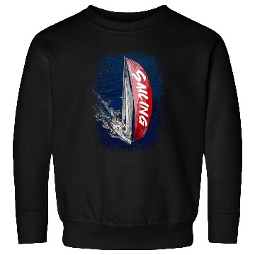 Discover Sailing Red Spinaker Sweatshirts