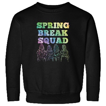 Discover Spring Break Squad Summer Vacation Spring Break Sweatshirts
