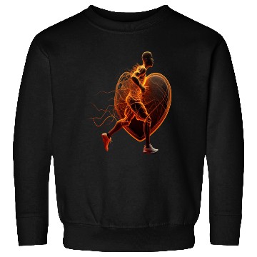 Discover Basketball Heartbeat Sweatshirts