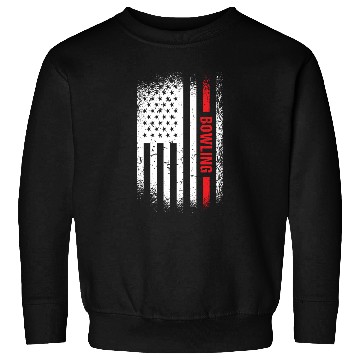 Discover Sport Us Flag Bowling Sweatshirts