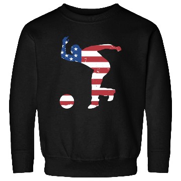 Discover Sport Us Flag Bowling Sweatshirts