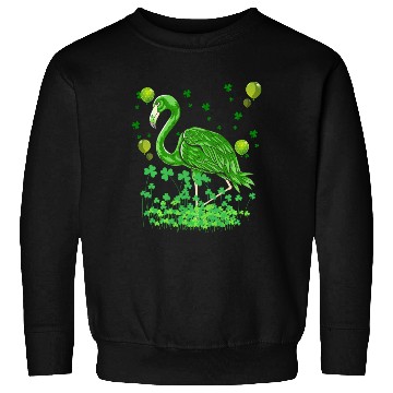 Discover Flamingo Lovers Green Saint Patrick Sweatshirts