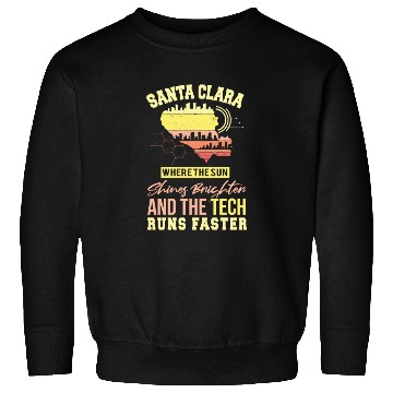 Discover Santa Clara San Francisco United States Design Sweatshirts